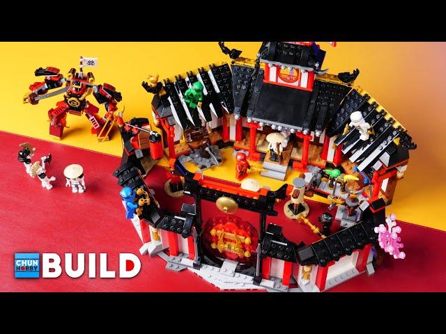 LEGO Speed Build! NINJAGO Legacy Monastery & The Samurai Mech | LEGO Ninjago | Beat Build | ASMR