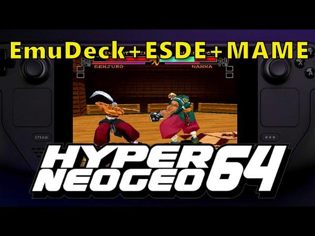 Steam Deck: Hyper NeoGeo 64 Emulation (feat. EmuDeck, ESDE and MAME)