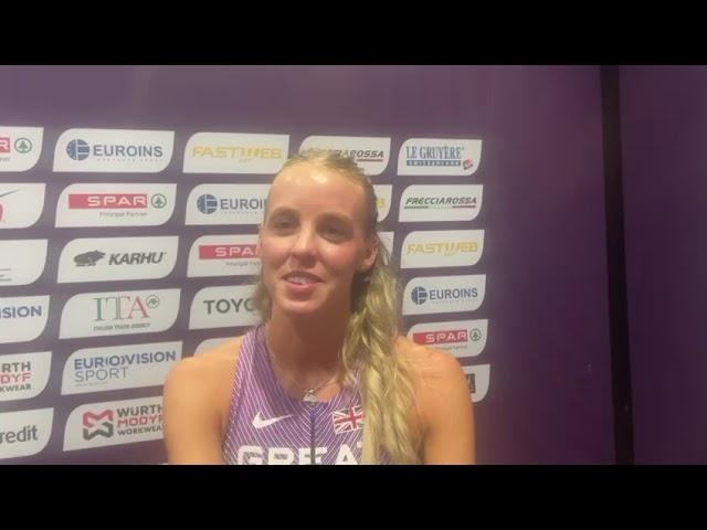 Keely Hodgkinson defends her European 800m title