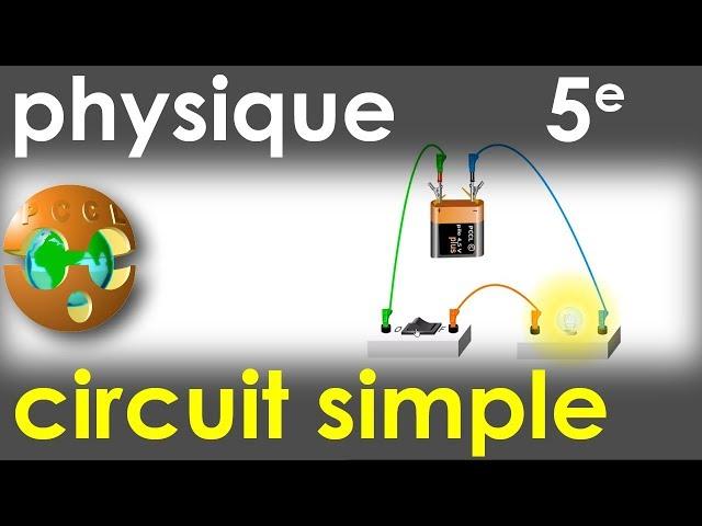 Circuit électrique simple | Physique-Chimie | Cycle 3 | Cycle 4 | Collège 5e