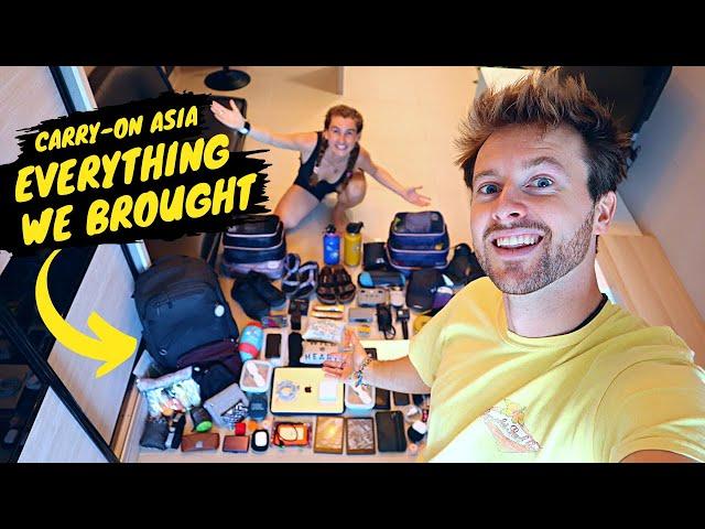 WHAT TO PACK FOR LONG TERM TRAVEL CARRY-ON ONLY UPDATE 2023 | SOUTHEAST ASIA | Must Pack Items +Tips