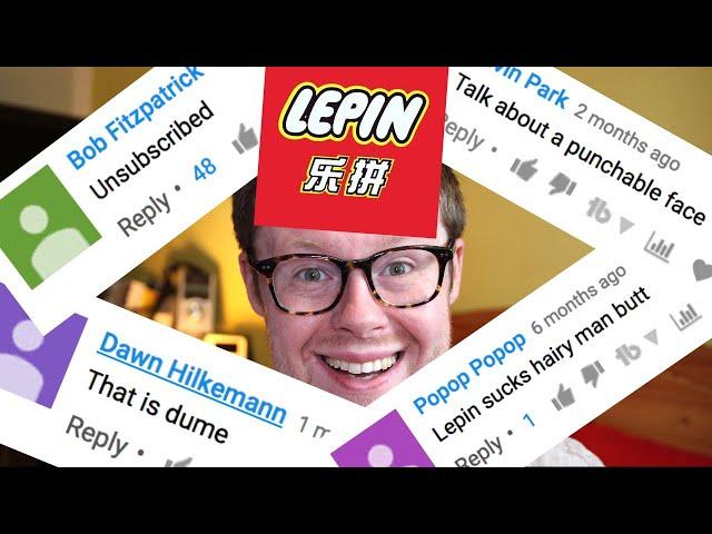 Loopy and Laughable Lepin Comments - Responding to Rude YouTube Comments PART 1