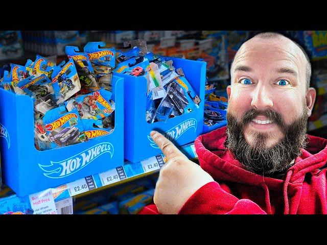 NEW BOXES IN TESCO!!!HUNTING FOR RARE HOT WHEELS