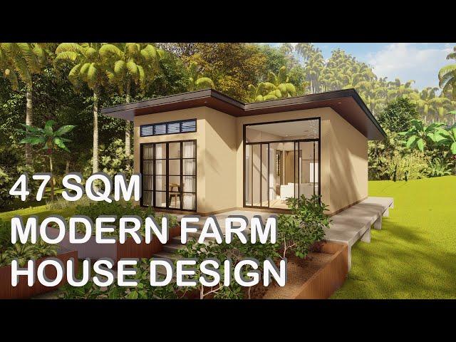 47 SQM MODERN FARM HOUSE DESIGN | Konsepto Designs