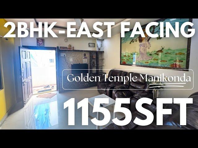 Furnished 2BHK Flat for Sale in Manikonda|Golden Temple Manikonda|Hyderabad|Keyxo Properties..!