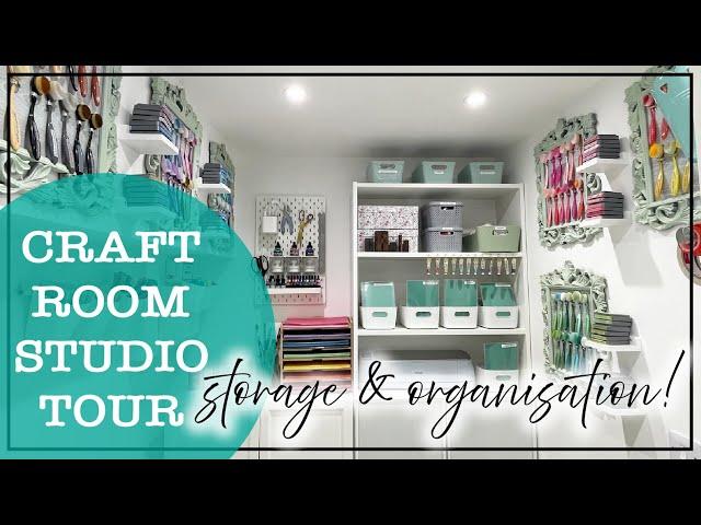 Small Craft Room Studio Tour - Storage and Organisation Hacks!