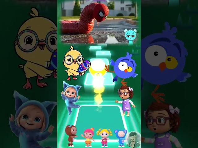 Worm Monster SPIDER-MAN SUPPER KITTEN Story Of Transformation Incredibox Sprunki Song vs Tiles Hop