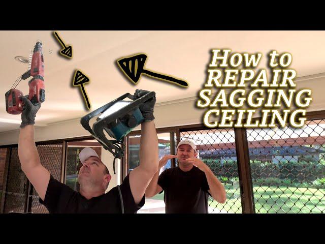 How to Fix a Sagging Ceiling