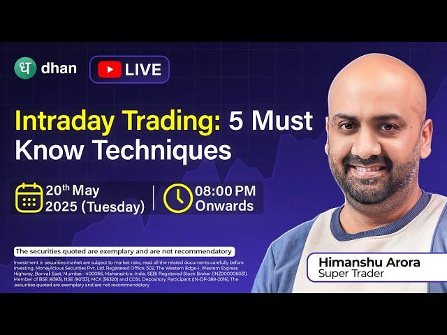Intraday Trading: 5 Must-Know Approaches | Dhan