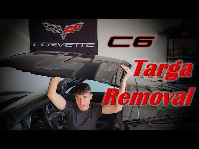 C6 Corvette Targa Top Removal