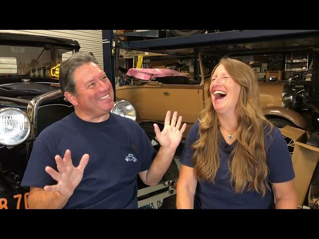 Ford Model A Q&A #10 with Paul and Tina "Model T" Shinn , and what happened to the VGG Ford Model A?