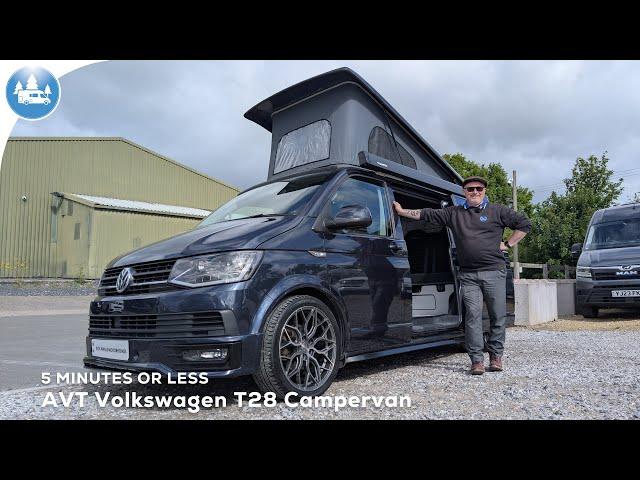 AVT Volkswagen T28 Campervan -  5 Minutes or Less - Maybe The EASIEST Swivel Seats & Bed in a VW?
