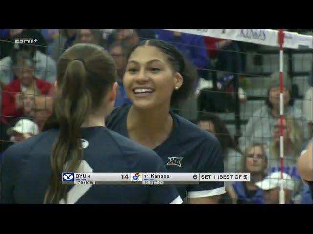 BYU vs Kansas | Women Volleyball Nov 27,2024