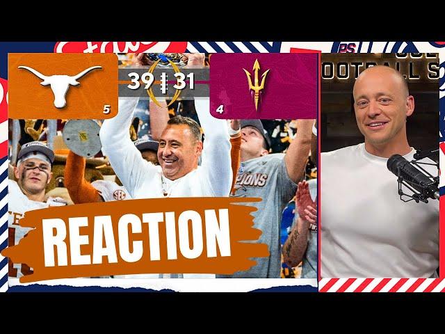 Texas Beats Arizona State - Josh Pate Playoff Reaction