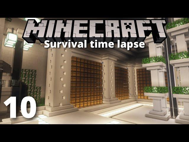 Massive STORAGE ROOM & BUILDS | Survival Time Lapse #10