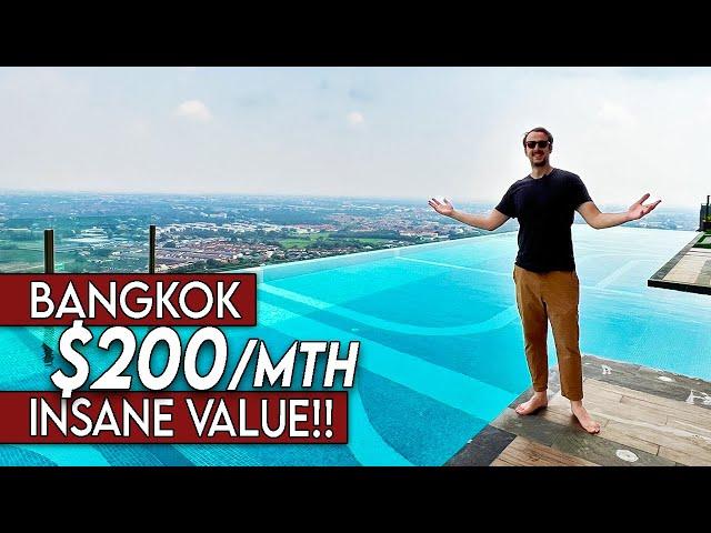 $200 Bangkok Condo Tour, CHEAP Condo Rental, Thailand 