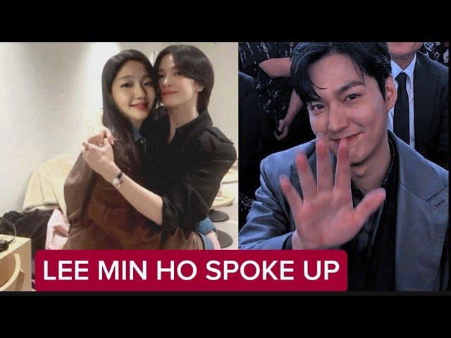 LEE MIN HO'S  CLARIFIES HIS RELATIONSHIP TO KIM GO EUN  AND SONG HYE KYO