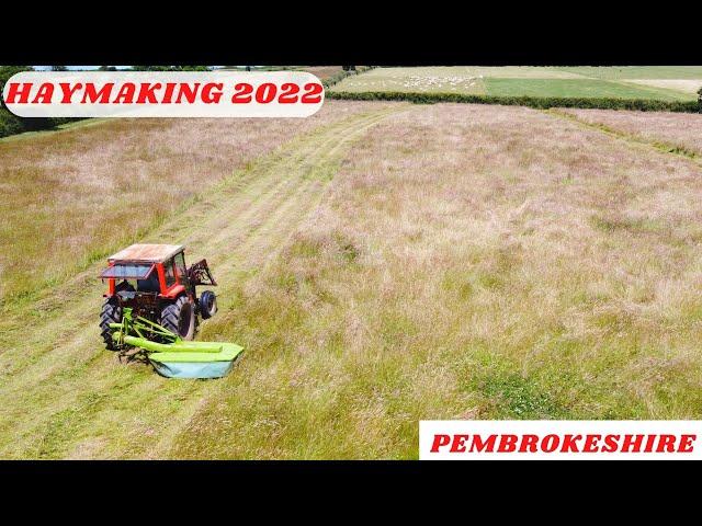 HAY MAKING 2022 IS A GO IN PEMBROKESHIRE WALES!