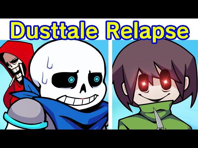 Friday Night Funkin': Dusttale: Relapsed | Sans, Papyrus & Chara (FNF Mod) (FNF Undertale Fangame)