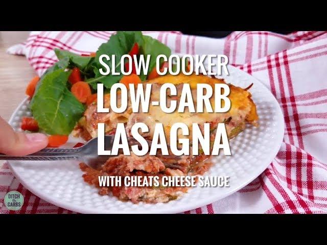 Slow Cooker Low-Carb Lasagna