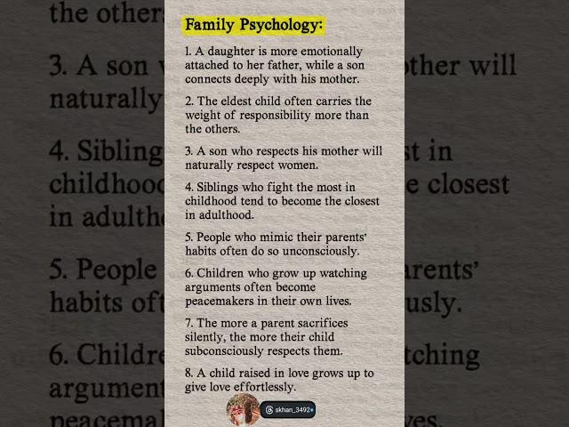 #family#psychology#facts#quotes#success#mindset#motivation#inspiration#youtube#shorts#viralvideo#act
