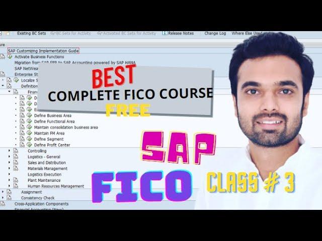 SAP FICO Basics | fico module Tutorial for Beginners | SAP FICO Training Class 3