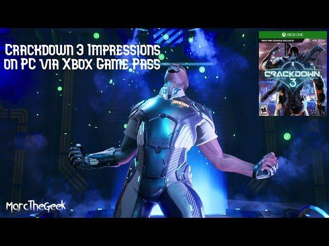 Crackdown 3 Impressions on PC via Xbox Game Pass