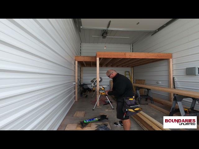 Loft - Mezzanine with stairs and railing complete build  (Time lapse)