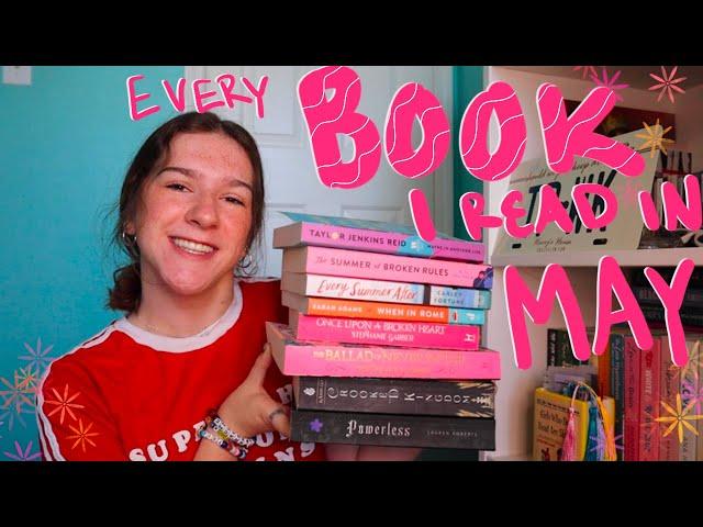 every book i read in may!!