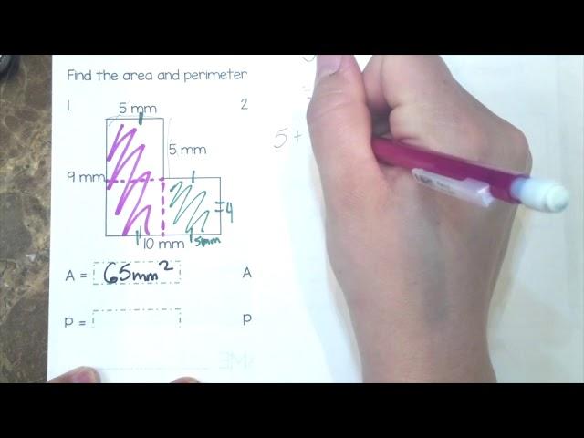 Practice Page for Area & Perimeter of Polygons