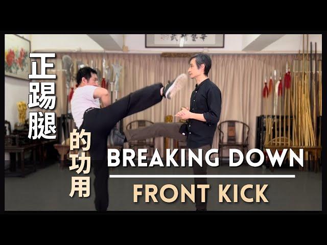 腿法-正踢腿 的功用 Breaking Down Front Kick