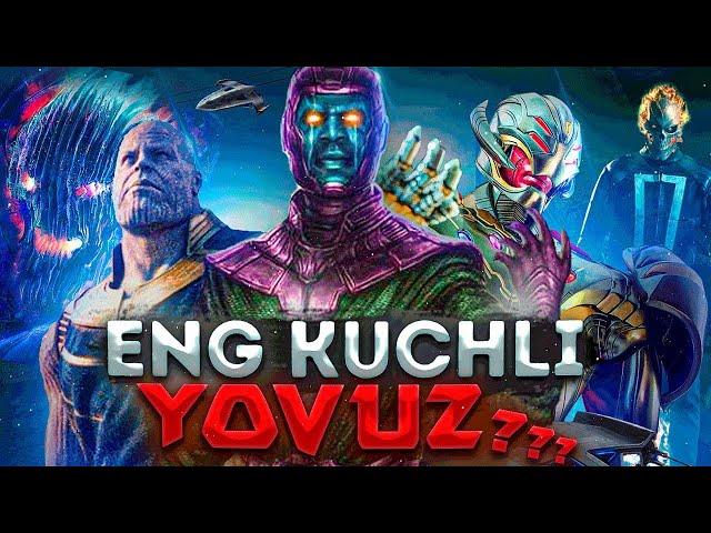 MARVELNING ENG KUCHLI TOP 10 YOVUZI | KINOBATTL & FARZIDGUY & NOVA UZ