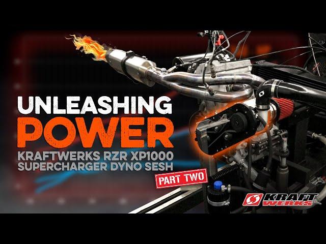 Unleashing Power: RZR XP 1000 ENGINE DYNO SUPERCHARGER PART 2