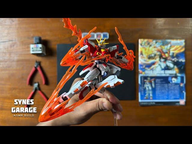 Build Burning Gundam High Grade 1/144 | ASMR BUILD | Bandai