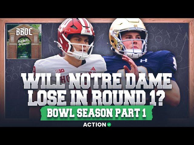 Why Notre Dame is on UPSET ALERT vs Indiana | Bowl Season Best Bets Episode 1 | BBOC