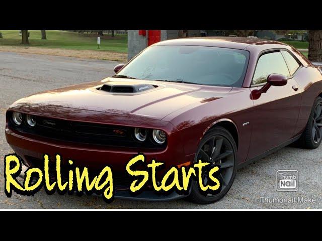 Rolling Starts and Pulls Dodge Challenger Shaker 6 Speed Manual