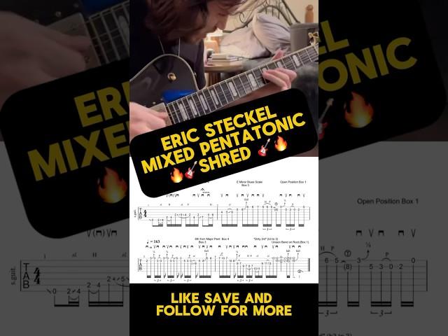 Eric Steckel Mixed Pentatonic Shred
