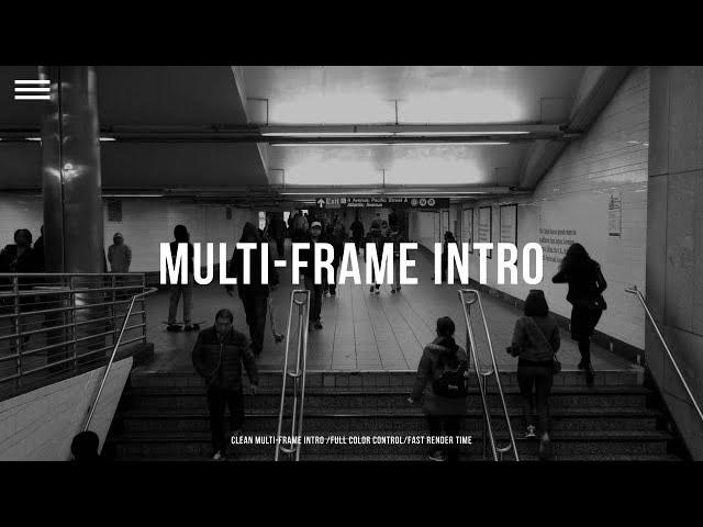 Multiframe Intro After Effects Templates