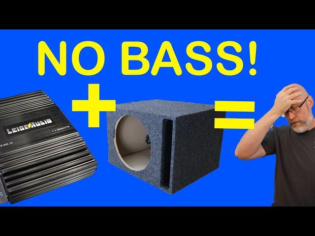 How to KILL your BASS!