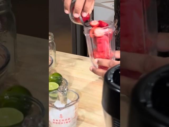 Easy Watermelon & Strawberry Smoothie - Main Ingredients | Full vid on channel #recipe #smoothie