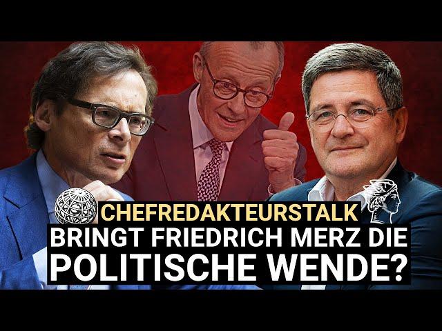 Bringt Friedrich Merz die politische Wende? Chefredakteurstalk mit Roger Köppel und Roland Tichy