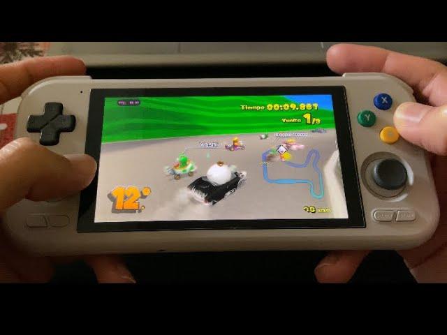 Mario Kart Wii Deluxe Blue Edition Emulating Wii On The Retroid Pocket 4 Pro.