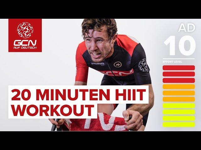 20 Minuten HIIT Workout zur effektiven Fettverbrennung | Indoor Cycling