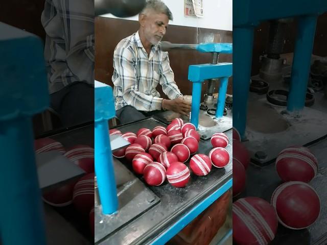 Cricket ball making at Factory Ph +919654934420 #cricket #cricketvideo #cricketlover #pkgboss