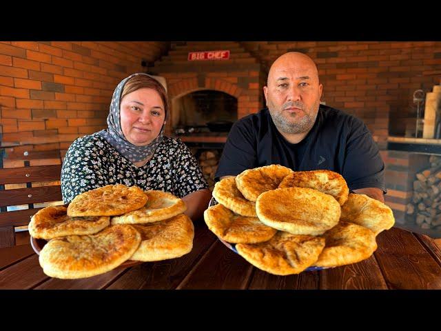 Мясная лепешка на Дровах | Традиционный Деревенский Рецепт