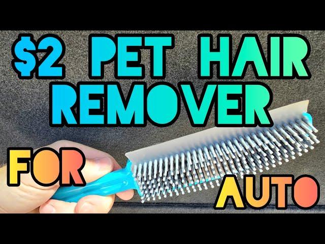 Pet Hair Remover Brush Squeegee For Car Automobile Carpet Cleaning Will It Work Product Review