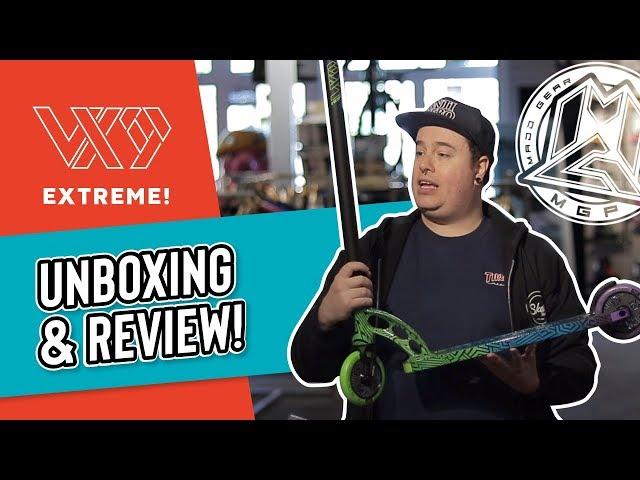 MGP VX9 EXTREME STUNT SCOOTER UNBOXING AND FIRST LOOK - Skatehut