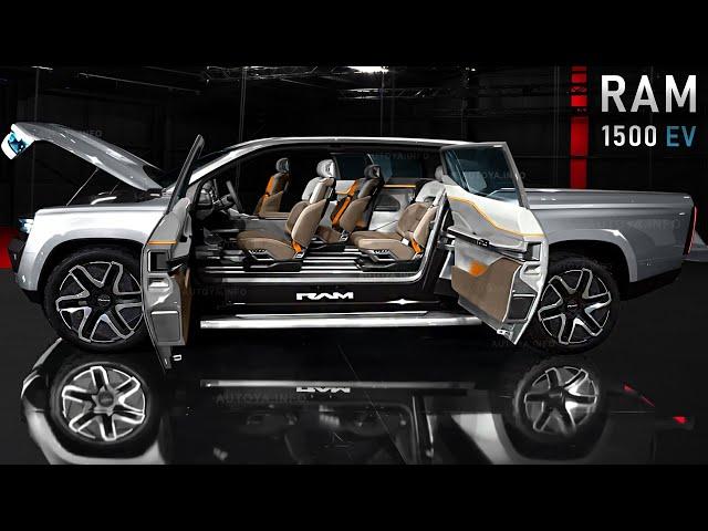 New 2024 RAM 1500 EV - Next Generation of Electric Trucks with 3 Rows & 6 Seats