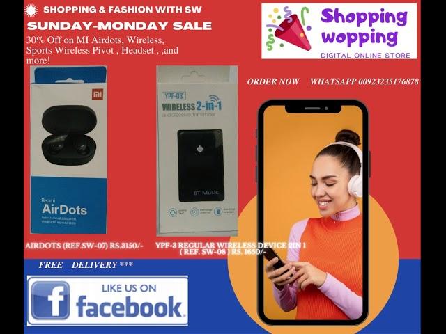 SUNDAY MONDAY SALES BY SHOPPING WOPPING