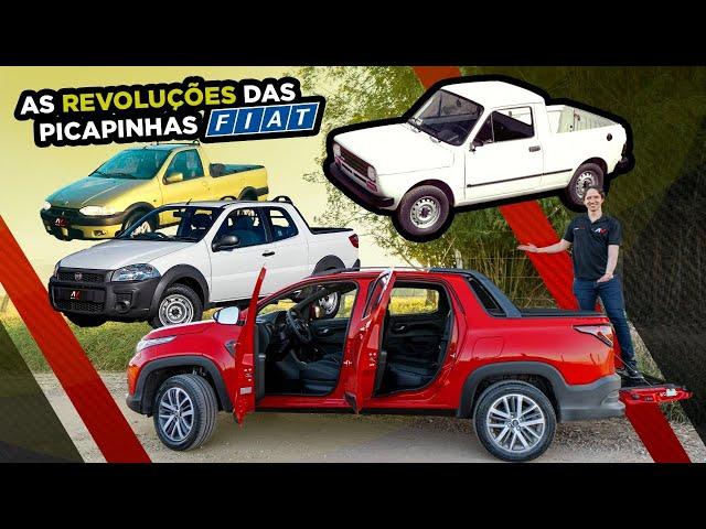 NOVA STRADA: Foi a FIAT que INVENTOU PICAPINHAS no Brasil (Veja SURPRESAS desde a Fiat 147 Pickup)